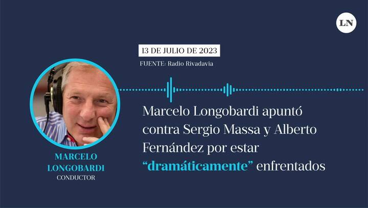 Marcelo Longobardi apuntó contra Sergio Massa y Alberto Fernández