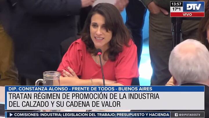 Dictamen al proyecto para crear el régimen de promoción de la industria del calzado.
