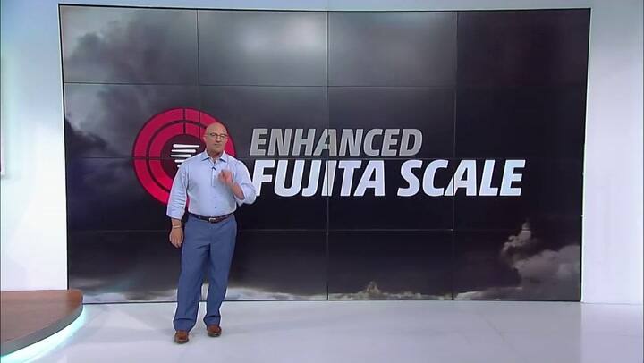 La simulación en la que un huracán golpea a The Weather Channel - Fuente: Facebook