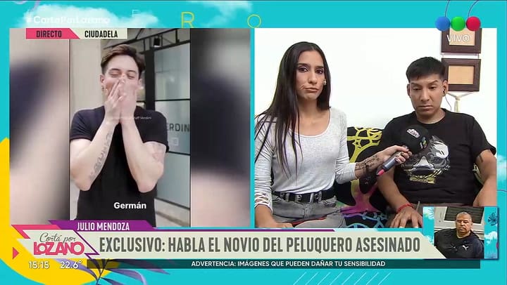 El novio del peluquero asesinado: "Quizas eran celos y envidia"