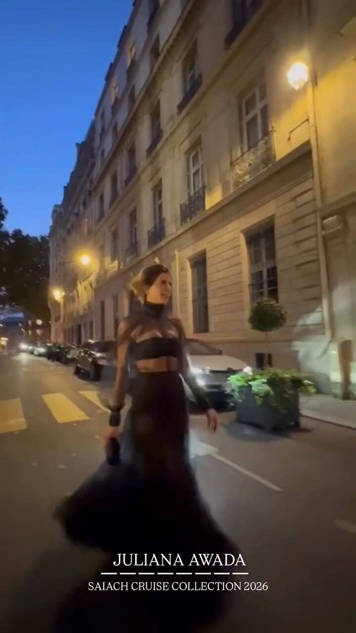 Juliana Awada en Paris Fashion Week
