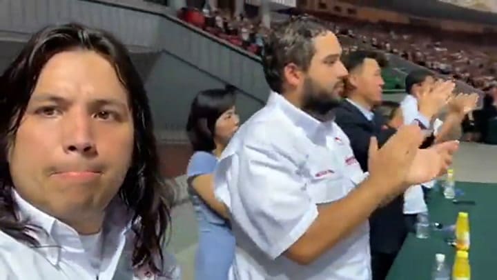 El hijo de Maduro viajó a Corea del Norte para mostrarle su apoyo a Kim Jong-un - Fuente: Instagram