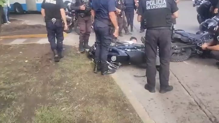 Chicos detenidos en Lomas de Zamora