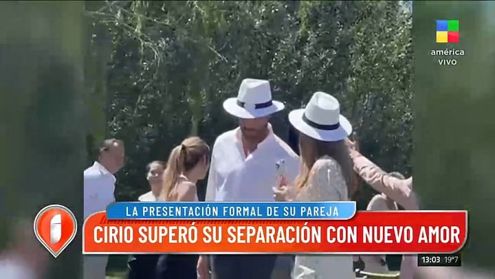 Jesica Cirio se presento en publico con su nueva pareja
