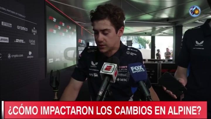 Franco Colapinto sobre su desempeño en las primeras prácticas de España