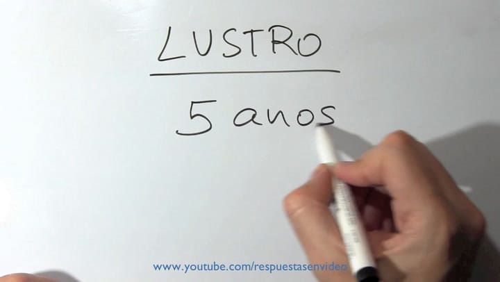 Un experto en lingüística explica qué es un lustro