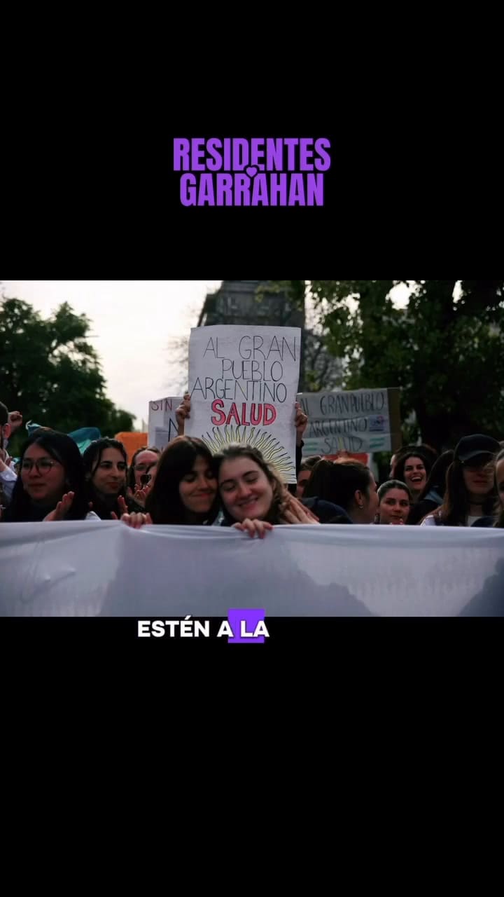 Residentes del Garrahan reclaman la sanción de la Ley de Emergencia Pediátrica