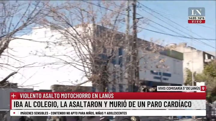 Marcha de padres y alumnos en la puerta del colegio; crimen de Morena: morir camino a la escuela