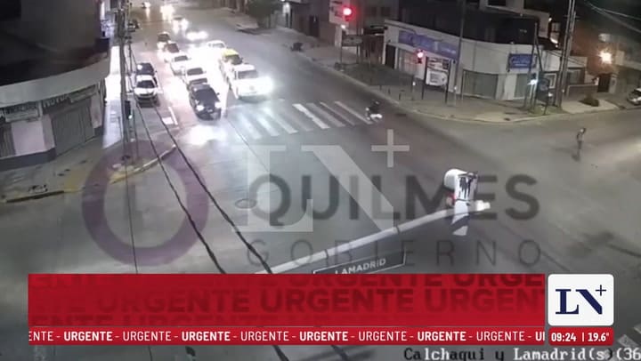 LN+: asi fue el momento de la colision