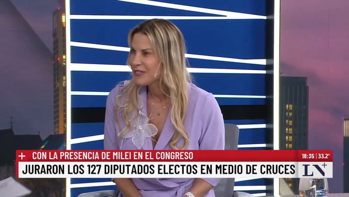 "Nunca pensé que iba a ser política": Karen Reichardt tras jurar como nueva diputada nacional