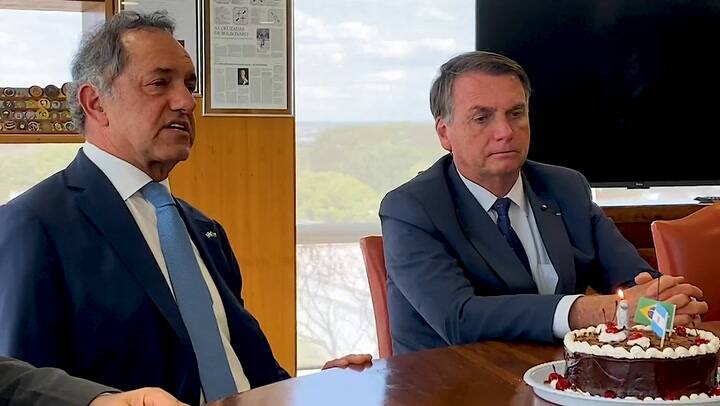 Scioli con Bolsonaro