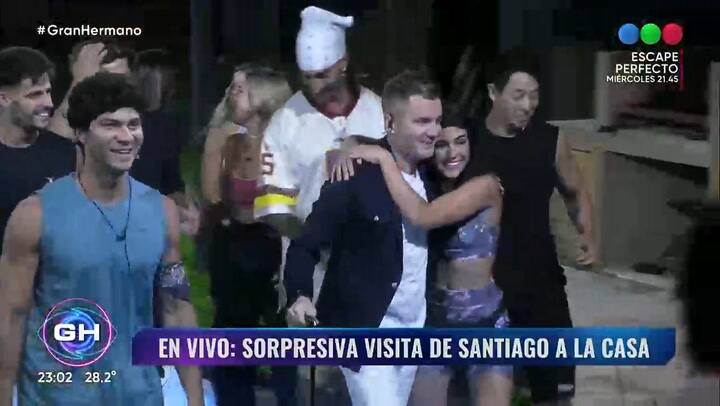 El ingreso de Santiago del Moro a la casa de Gran Hermano