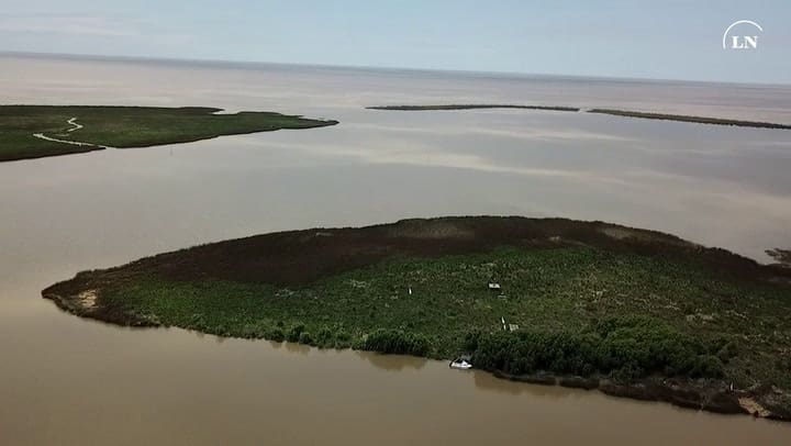 las nuevas islas que se formaron frente a la costa de San Isidro