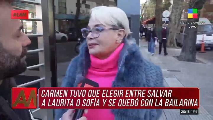 La emocion de Carmen Barbieri al hablar de Sofia Aldrey