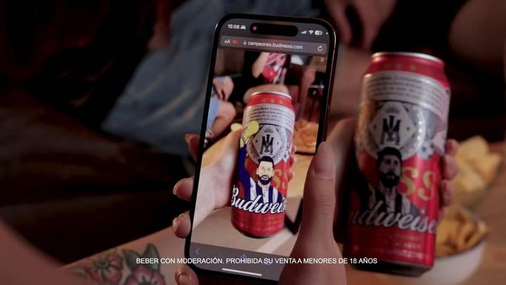 Messi habla desde una lata
