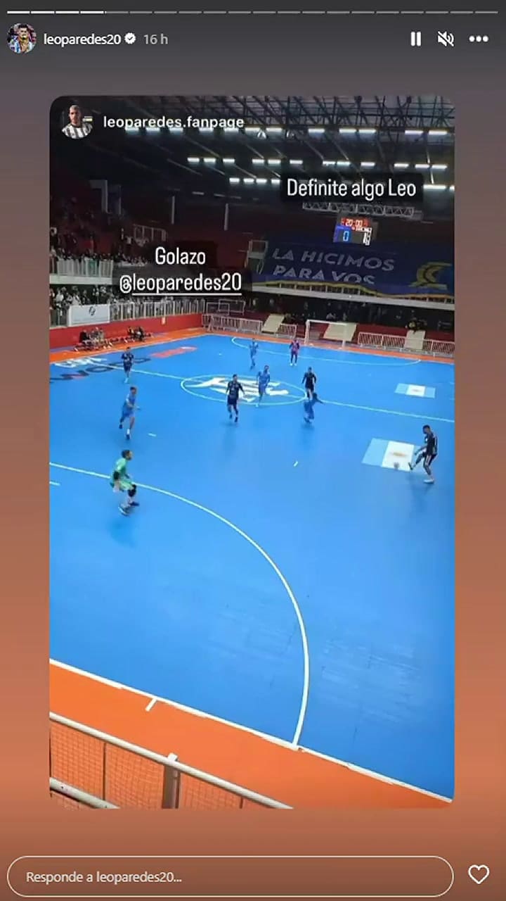 Paredes participó de un partido a beneficio y sorprendió con dos golazos de papi fútbol