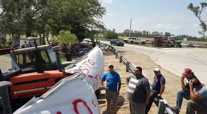 Tractorazo en Bell Ville