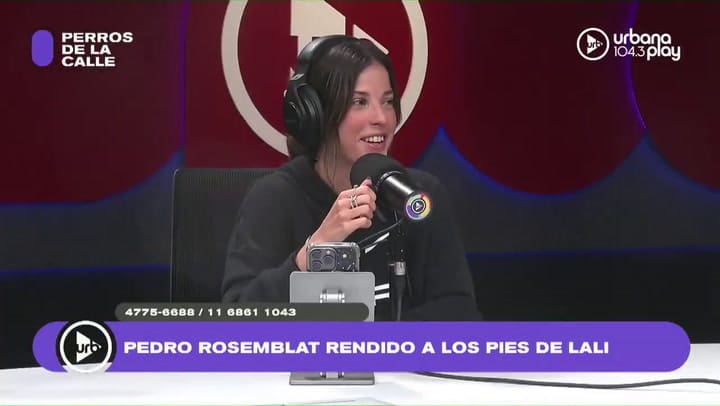 El día que Cande Molfese reveló que estaba de novia al aire de Perros de la calle