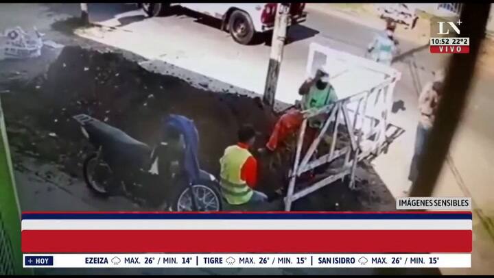 Quilmes: así le robaron la moto a un trabajador