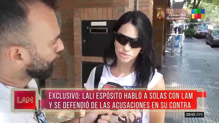Lali hablo sobre su trabajo como artista y le respondio al Gobierno