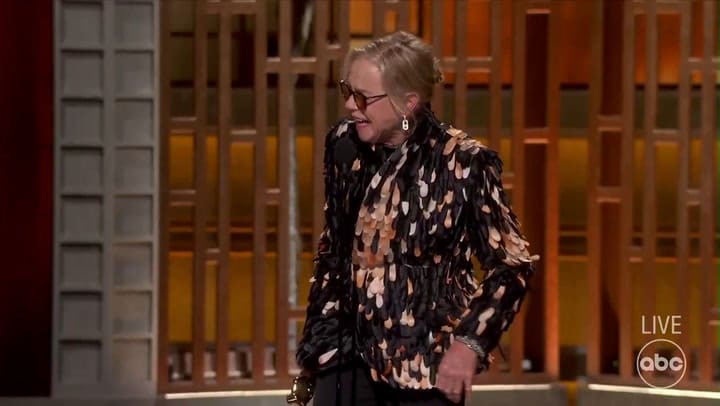 El agradecimiento de Amy Madigan