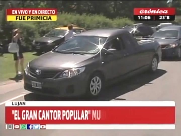 Despiden los restos de Horacio Guarany