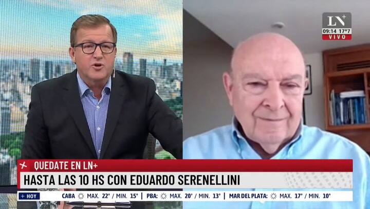 Domingo Cavallo: 'Guzmán no tiene ningún apoyo'.