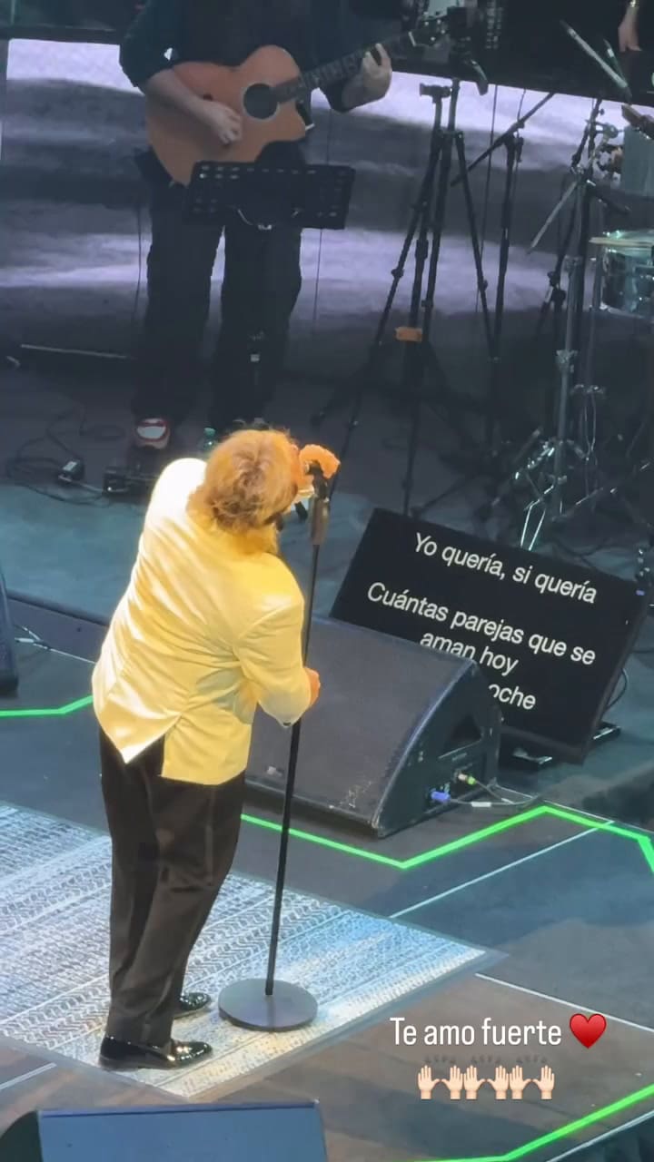 "Te amo fuerte", el mensaje de admiración de Anderson a Castro