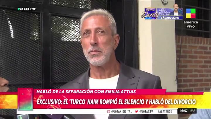Qué Dijo El Turco Naim Cuando Le Preguntaron Por Una Posible Reconciliación Con Emilia Attias Tn