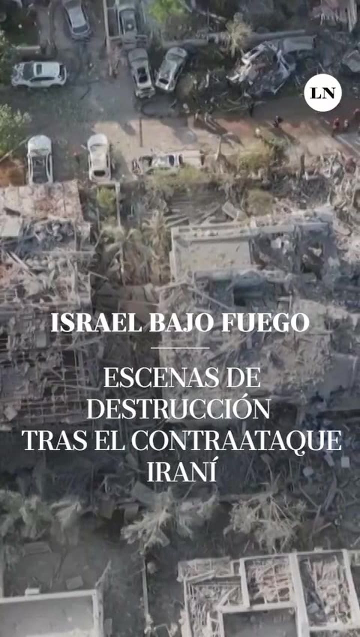 Israel bajo fuego: escenas de destrucción y un sorpresivo respaldo a Netanyahu por la operación contra Irán