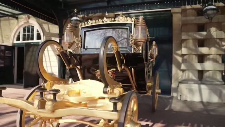 Carruajes coronación Carlos III video para nota