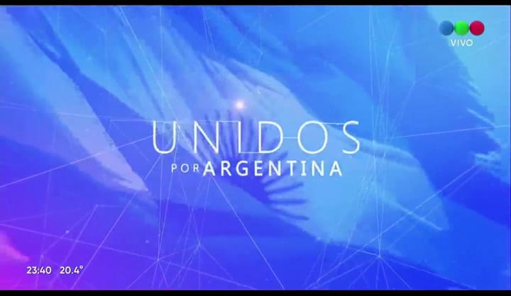 Fabiola Yáñez, primera dama, en #UnidosPorArgentina