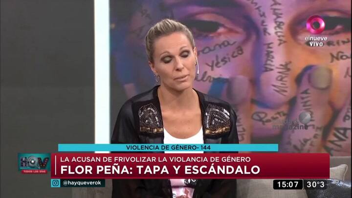 Denise Dumas arremetió contra Flor Peña por sus fotos sobre la violencia de género