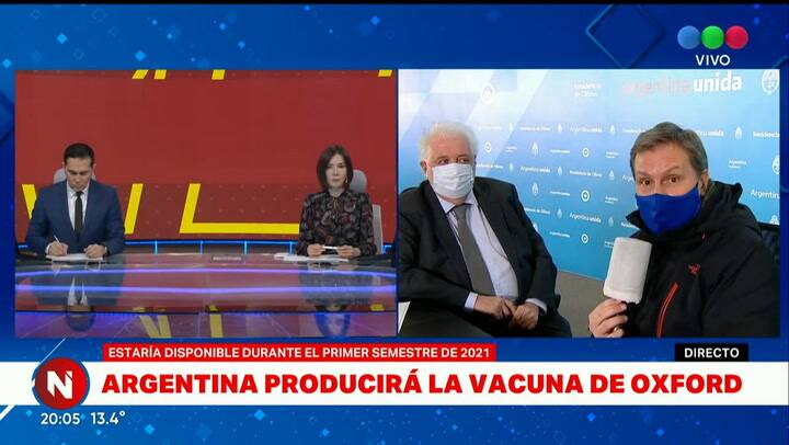Ginés González García protagonizó un encendido ida y vuelta con Cristina Pérez. Fuente: Telefé