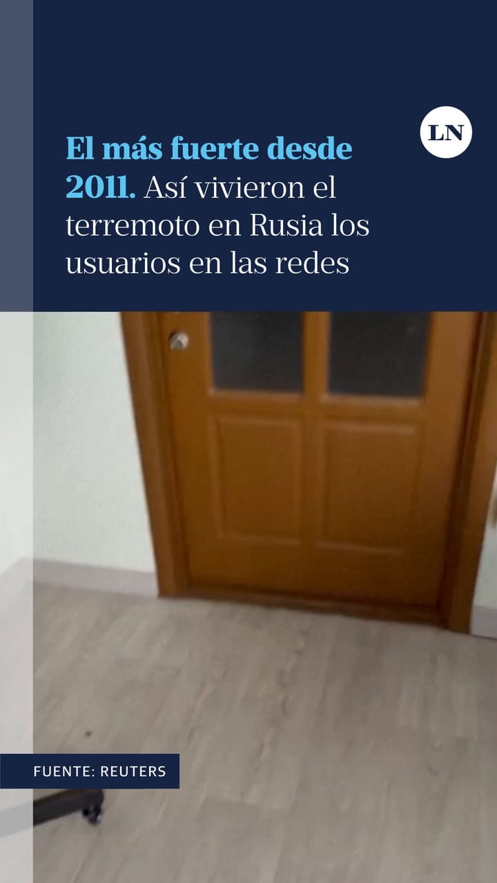 El más fuerte desde 2011. Así vivieron el terremoto en Rusia los usuarios en las redes