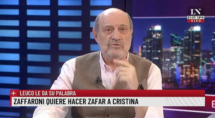 Zaffaroni quiere hacer zafar a Cristina. Leuco le da su palabra.