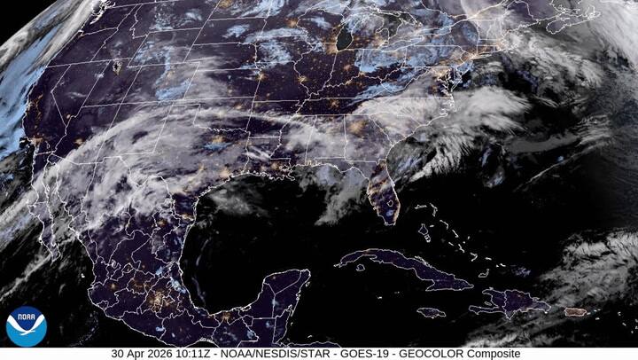 Satelite De La NOAA Este Jueves