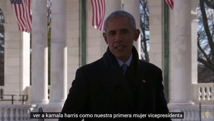 El mensaje especial de Obama, Bush y Clinton al Presidente Joe Biden - Fuente: Biden Inaugural Comm
