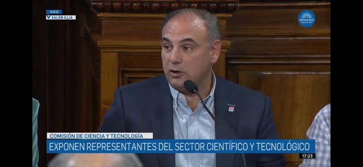 Ariel Pereda, director Nacional del INTA en el Senado