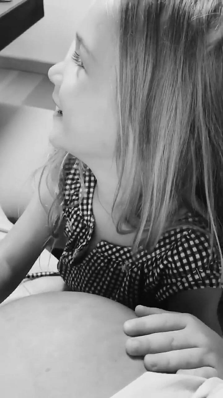 La pequeña hija de Zaira Nara eligiendo el nombre de su hermano menor - Fuente: Instagram