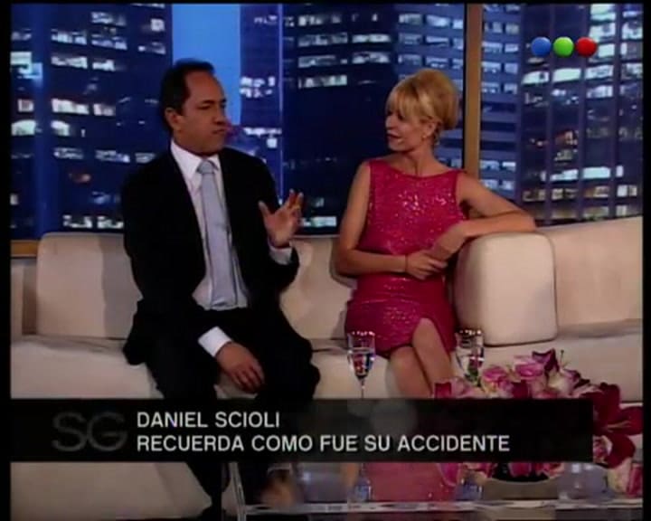 Daniel Scioli cuenta cómo fue su accidente en que perdió el brazo
