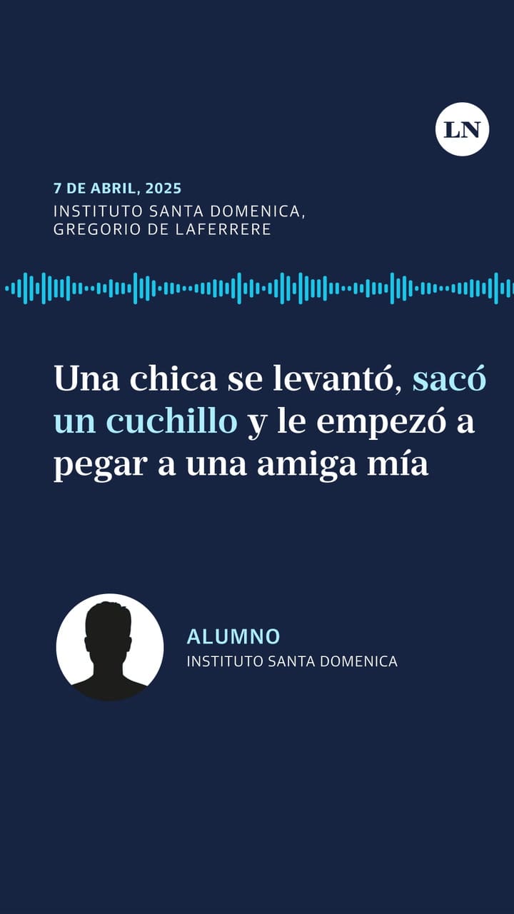 Una alumna atacó a su compañera con un cuchillo en un colegio de Laferrere