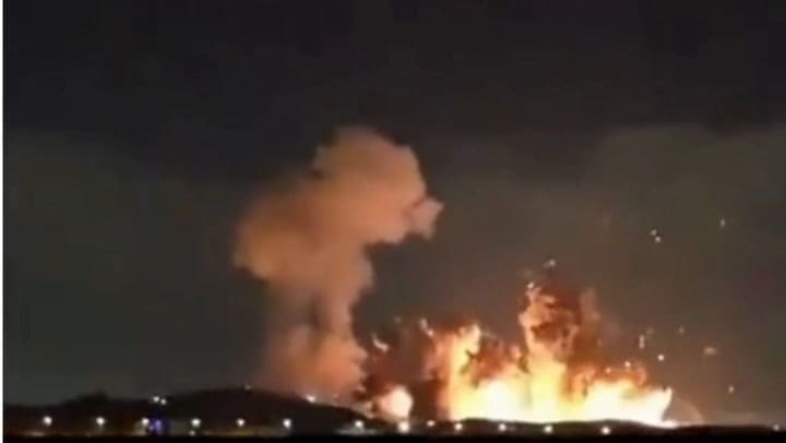 El video de un bombardeo que publicó Trump