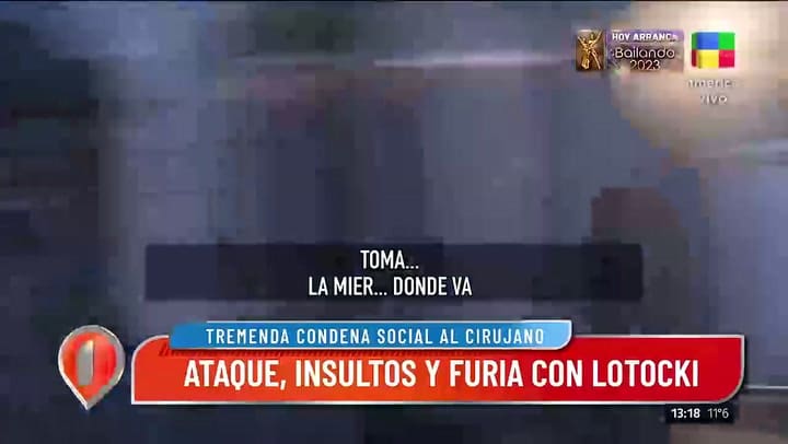 La reacción de Aníbal Lotocki tras ser increpado en la puerta de su casa