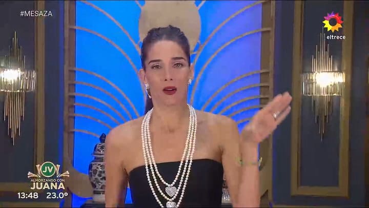 Juana Viale enseno su look de Pascua y conto que dejara la conduccion