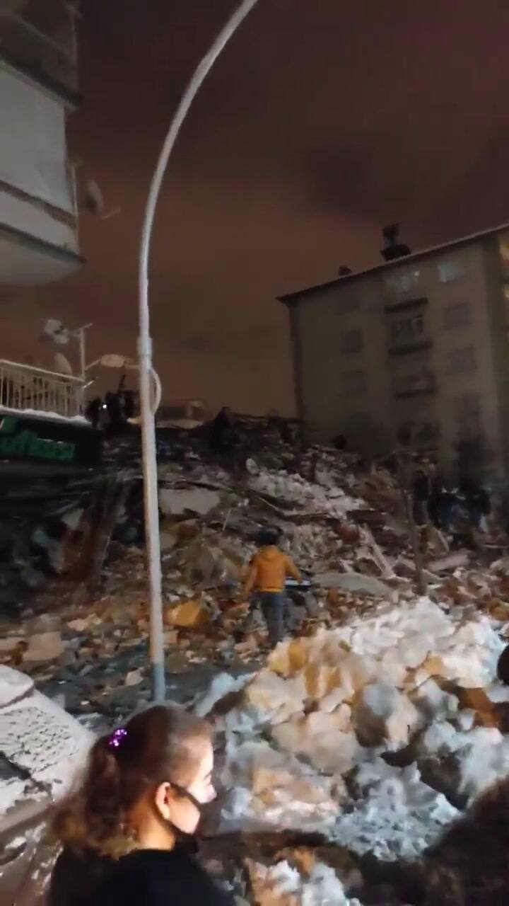 Los daños se sintieron en los edificios más vulnerables