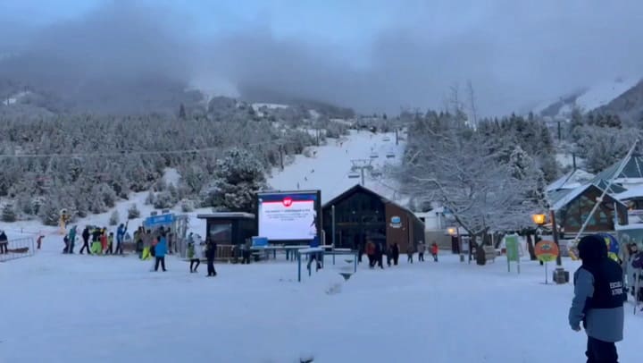 Una nevada que trajo cierto alivio al sector turístico