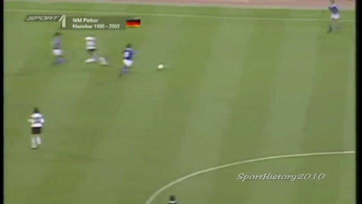 El penal de la final, que Goycochea no pudo atajar