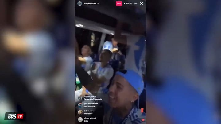 El cántico racista de Enzo Fernández