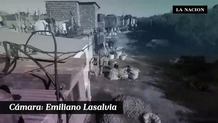 Imágenes aéreas de la Villa Rodrigo Bueno